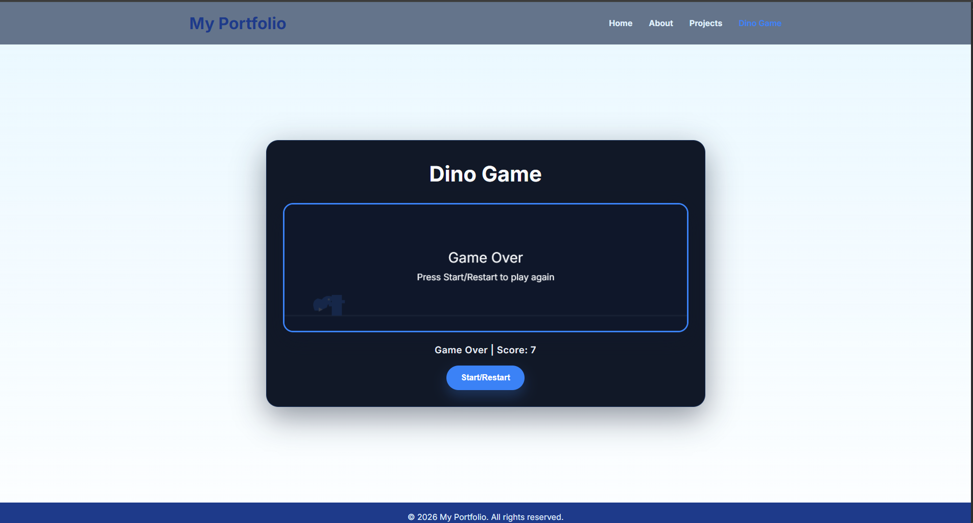 Personal Project Screenshot